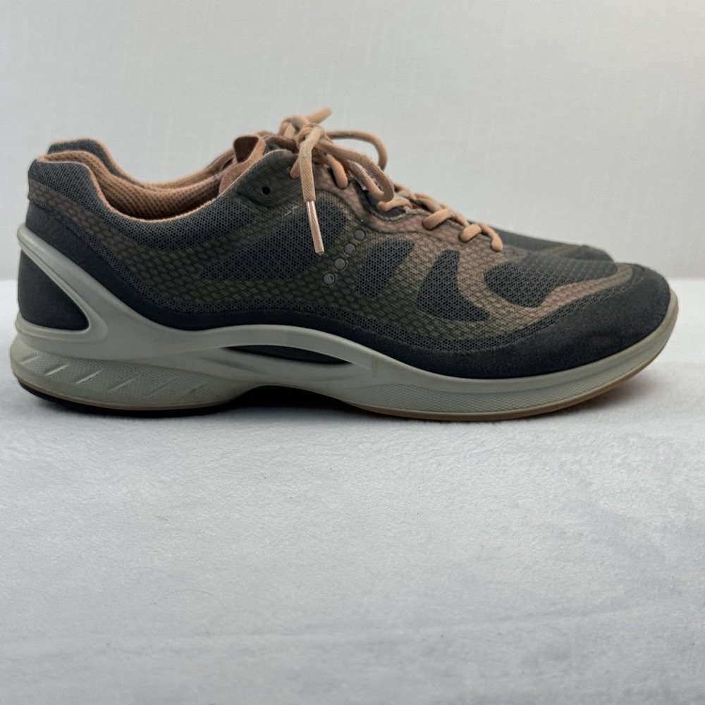 ECCO Biom Fjuel Racer Cross Trainer Sneakers Dark Shadow Peach Womens EU 38 US 7 - Picture 5 of 11
